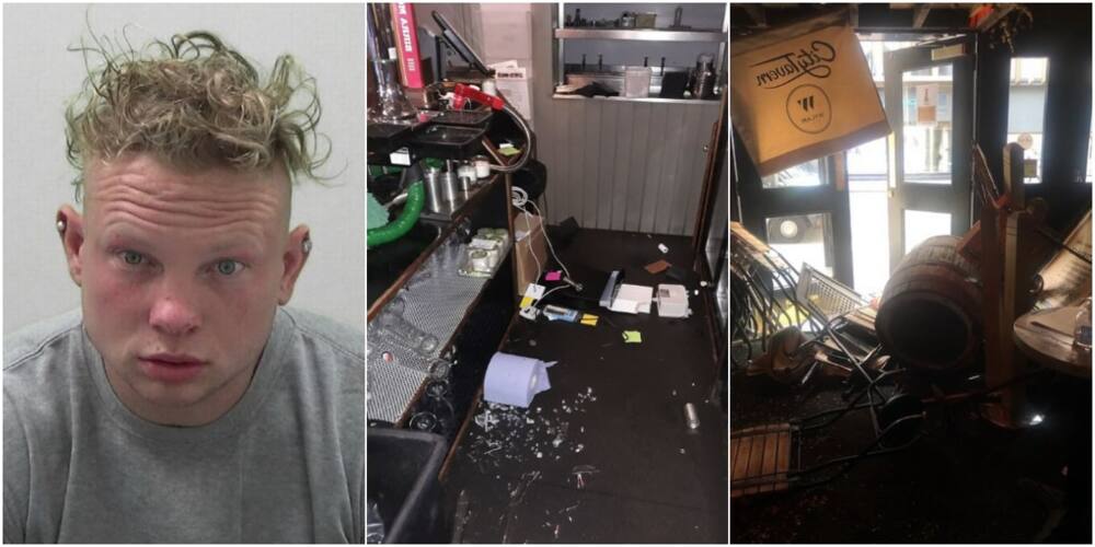 Burglar breaks into bar, gets drunk and falls asleep before being found by owner