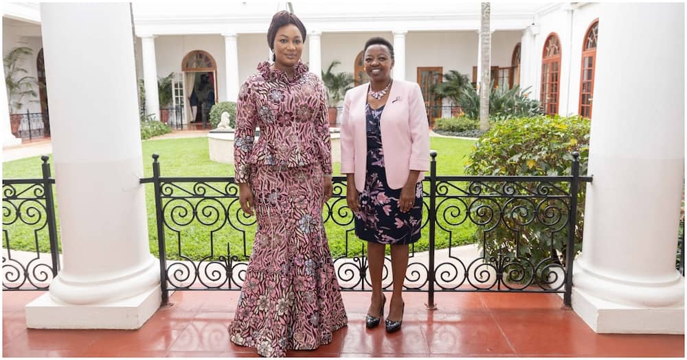 She hosted Ghana's Vice President's wife. Photo: Rachel Ruto.