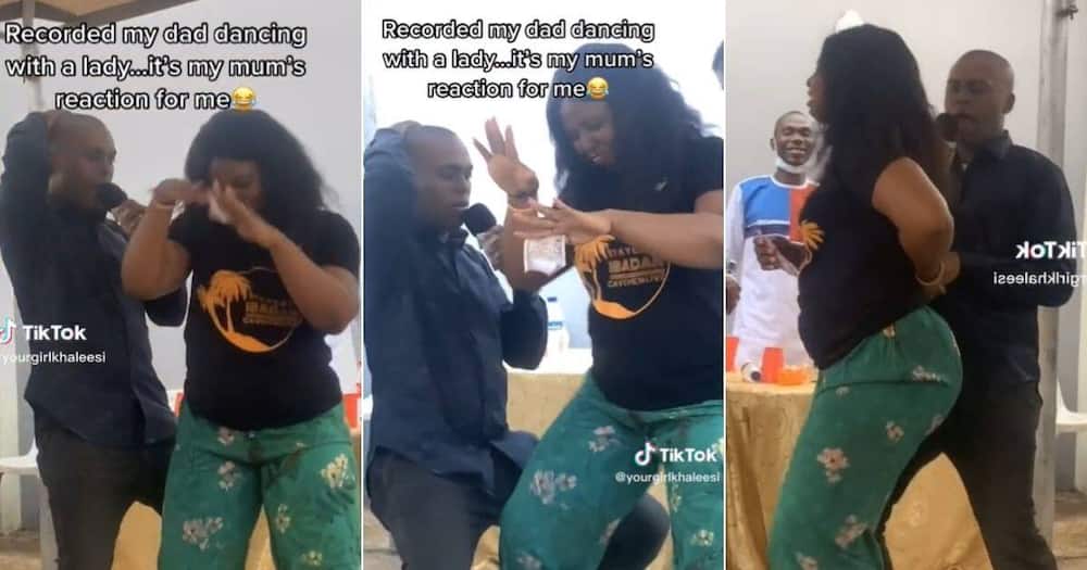 A man danced with another woman as his wife watched. Photo: TikTok/@xoxotryna.