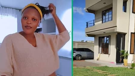 Married Couple Shows 7 Months Construction of Double-Storey Dream House, Video Inspires TikTokkers