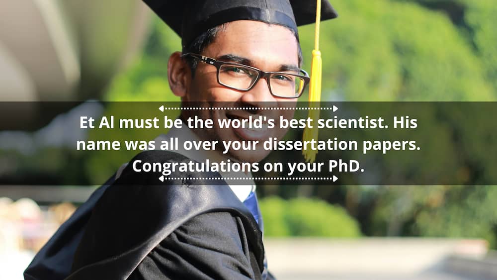 PhD congratulations messages