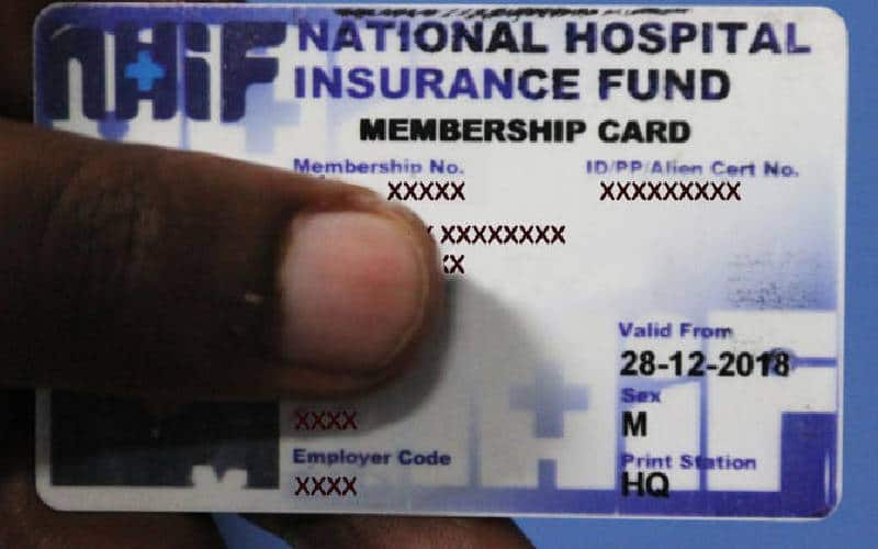 NHIF certificate of compliance