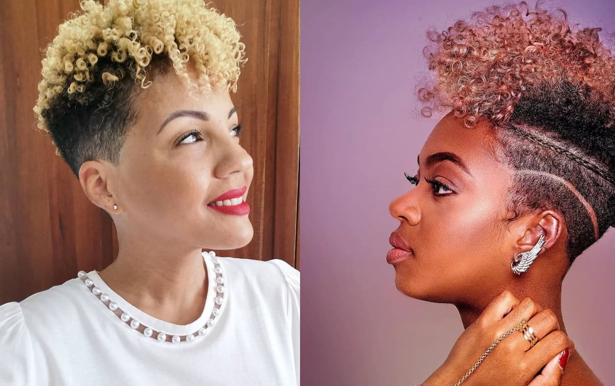 15 Tapered Cut Hairstyles For 4C Natural Hair - The Glamorous Gleam