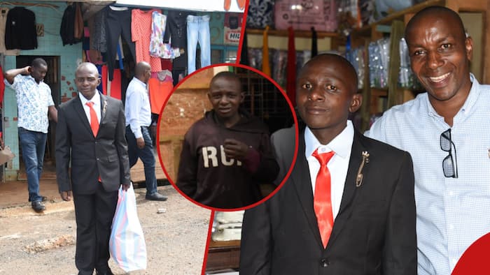 Tharaka Nithi: Man Rescued from Streets Gets Lovely Suit from Well-Wisher after Joining Church Choir