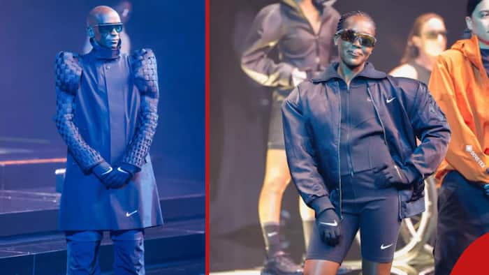 Eliud Kipchoge Takes Over Fashion Runway in Futuristic Nike Outfit: "Black Terminator”