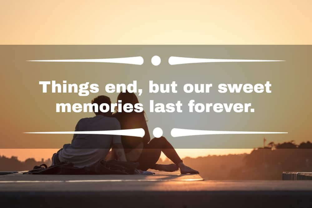 Sweet love memories quotes for her and him
