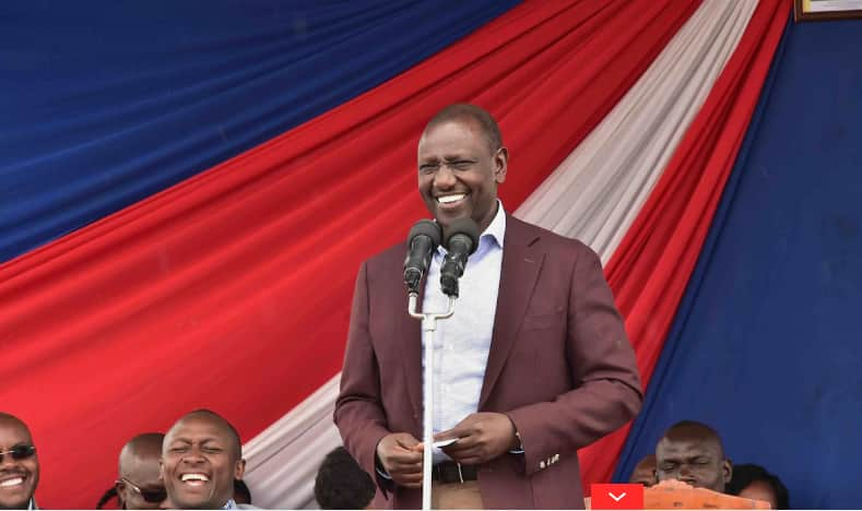 William Ruto challenges Kenyans to work hard, not wait for their father's wealth