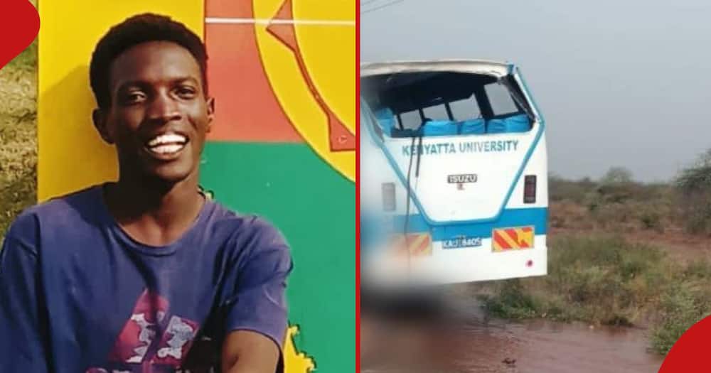 Rodgers Kiprono Rono was among the 11 students who died after their school bus collided with a track