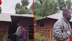 Kisii Man Returns Home from Canada, Finds Wife Built Mud House with Money He Sent for Grand Home