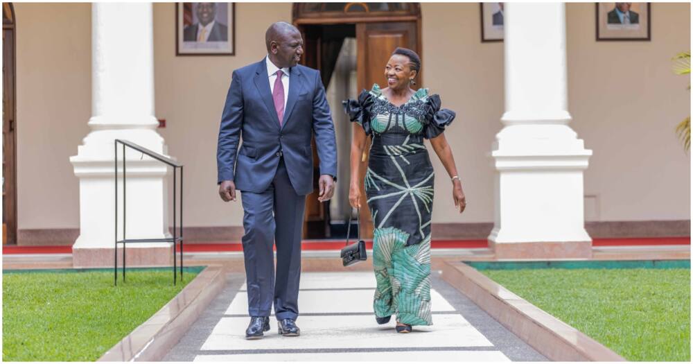 William Ruto addressed first event as the president. Photo: Nairobi Leo.