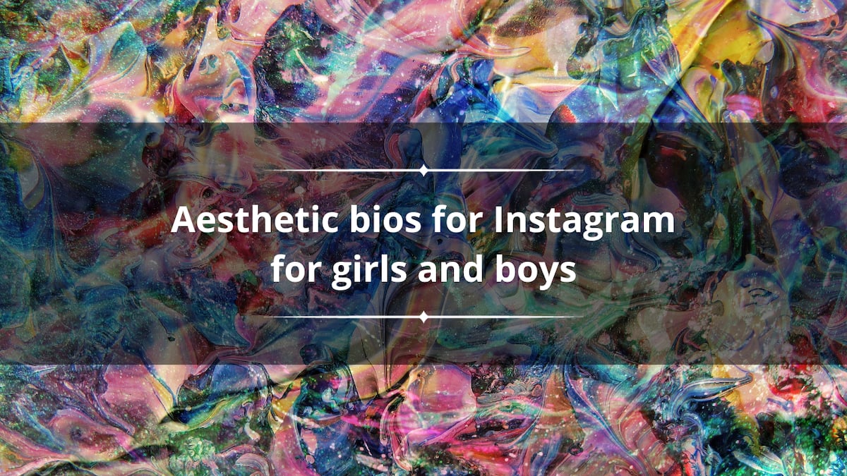 150+ Best Aesthetic Bio for Boys and Girls: Trendy and Short Bio for Insta  (2024) - MySmartPrice