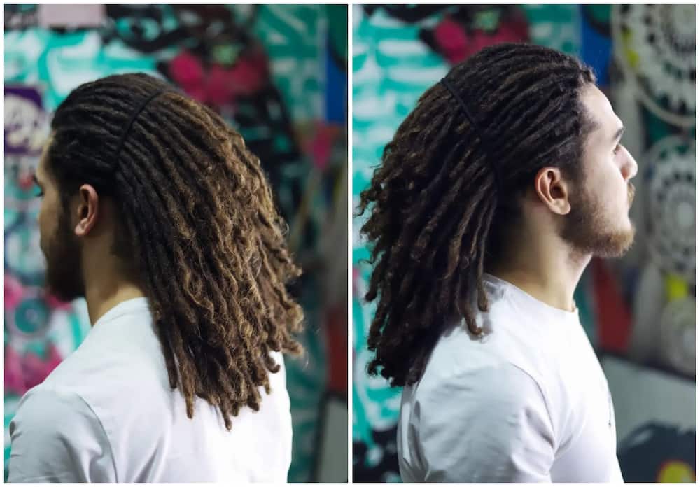 classic dreadlocks for guys with thick straight hair