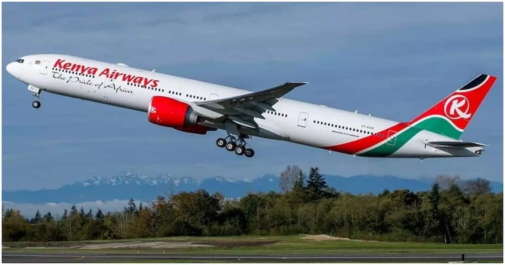 Kenya Airways Plane.