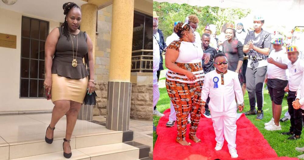 Jane Mugo's son marked his birthday over the weekend.
