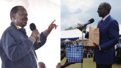 Raila Odinga Says William Ruto Using Stolen Money to Campaign: "He Belongs in Jail"