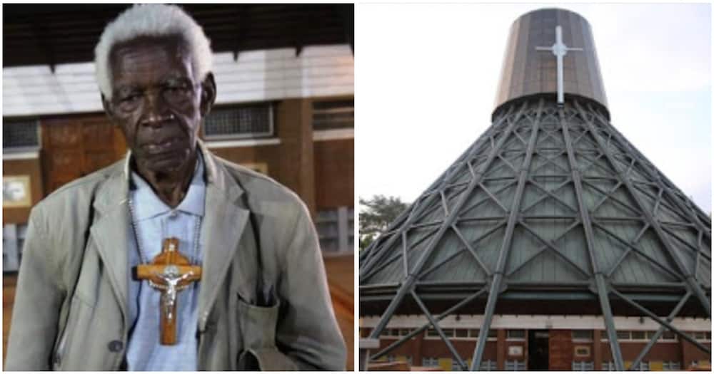 Pilgrimage: 100-Year-Old Ugandan man walks to Namugongo.