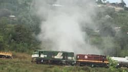 Murang'a County: Nairobi-Bound Fuel Train Catches Fire Mid-Journey