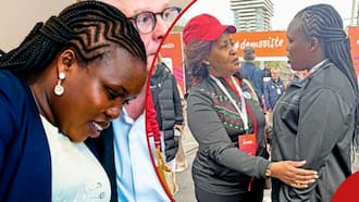 Kelvin Kiptum's Widow Sheds Tears as Athletes Honour Late Husband During Rotterdam Marathon