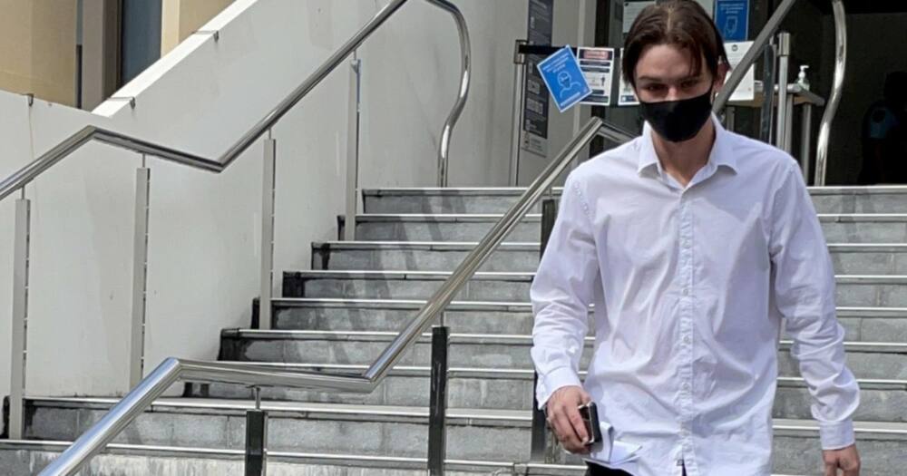 Jamie Pitman-Muir lied that he had tested positive for COVID-19. Photo: @news.com.au.