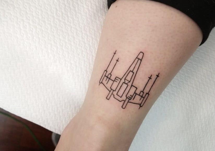 meaningful small star wars tattoos