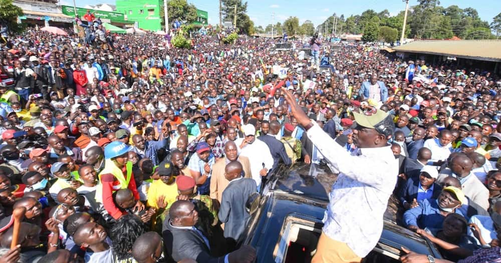 Deputy President Ruto addressing supporters in the past.