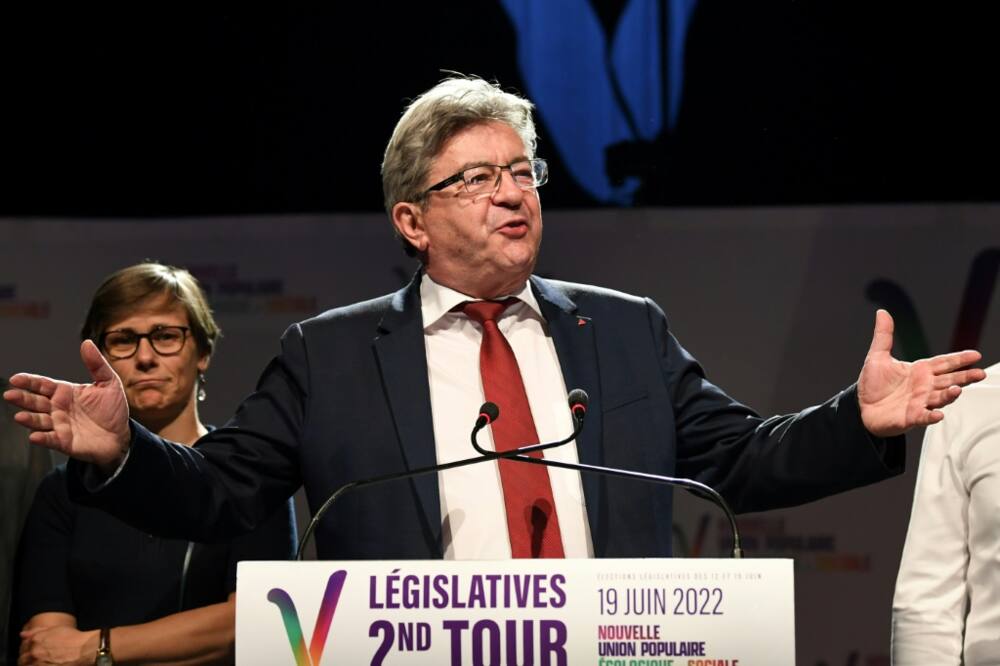 "The rout of the presidential party is complete," said former Marxist Jean-Luc Melenchon, leader of the NUPES coalition