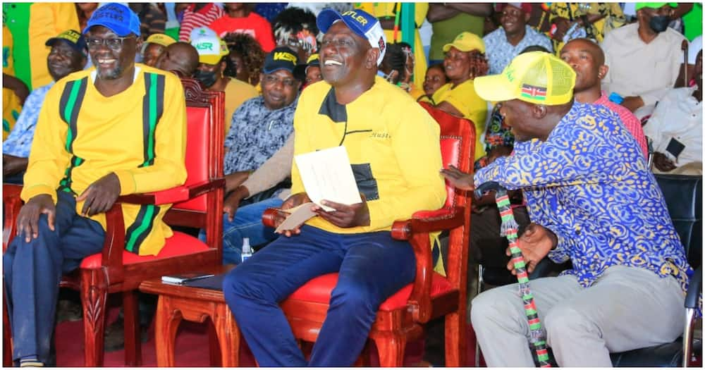 Turkana Governor Josphat Nanok and Deputy President William Ruto.