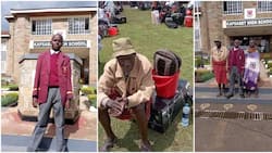 Future Hope: Photos of Student with Elderly Kin Wearing Turkana Attire at Kapsabet High School Goes Viral