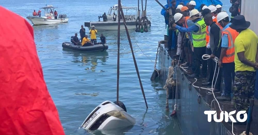 Likoni ferry: Car wreckage, bodies retrieved from Indian Ocean