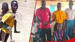 Turkana Wellwishers Gift Wheelchair to Boy Carried Daily to School by Young Girl