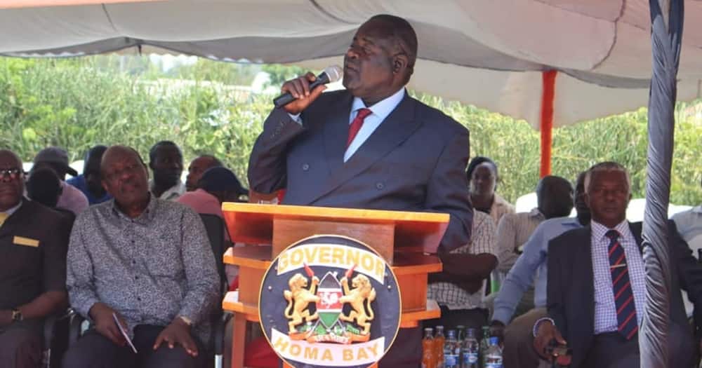 Homa Bay governor Cyprian Awiti is serving his second and final term.