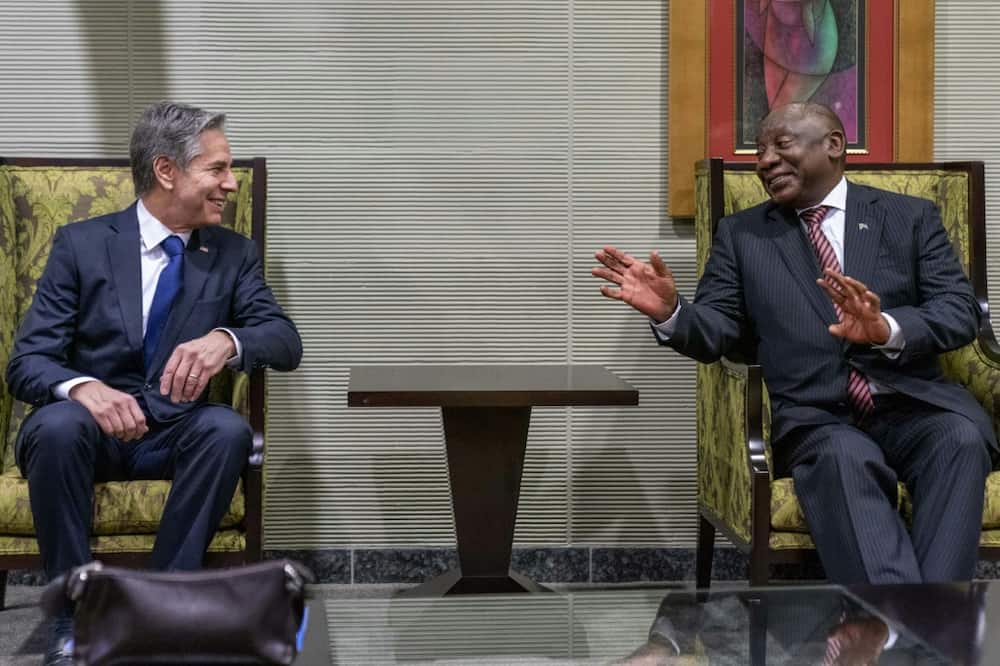 Ramaphosa's visit comes a month after US Secretary of State Antony Blinken made his own trip to South Africa, where he vowed that the United States will do more to listen to Africans