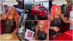 Man Leaves Lover in Tears after Buying Her Mercedes Benz, iPhone 15 and Plot of Land on Birthday