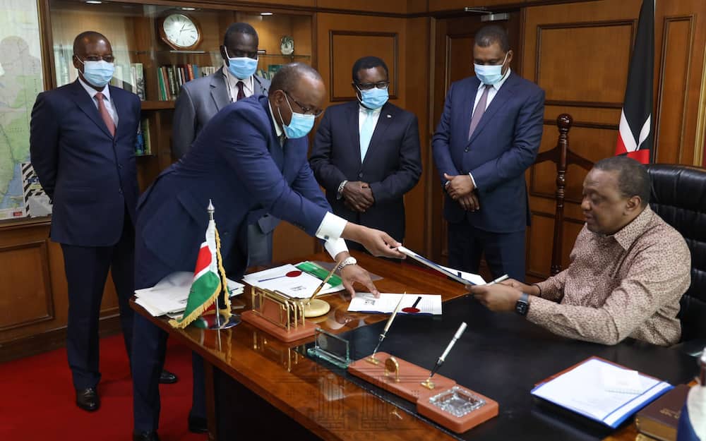 President Uhuru Kenyatta signs six Bills into law, reserves 141 county gov't jobs for lawyers