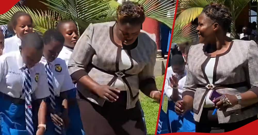 The principal of Code High School flexed her dance moves during a fun celebratory dance in school.