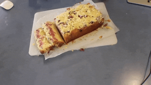 rhubarb loaf cake