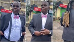TikToker Kinuthia Ditches Women's Clothing, Steps out Rocking Dapper Suit: "Other Side of Me"