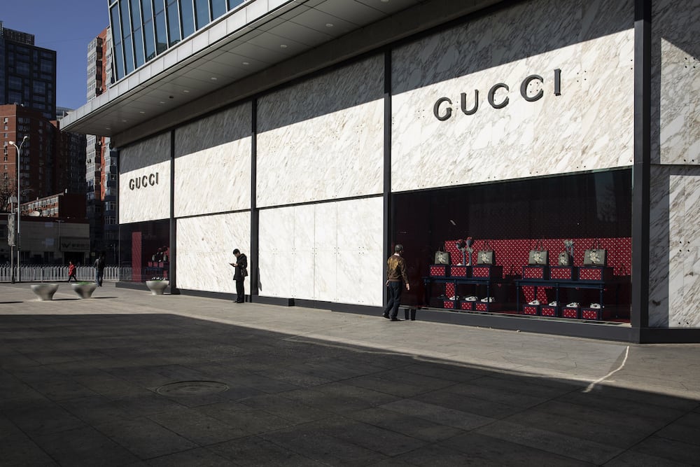 Gucci Store In Paris Stock Photo - Download Image Now - Gucci