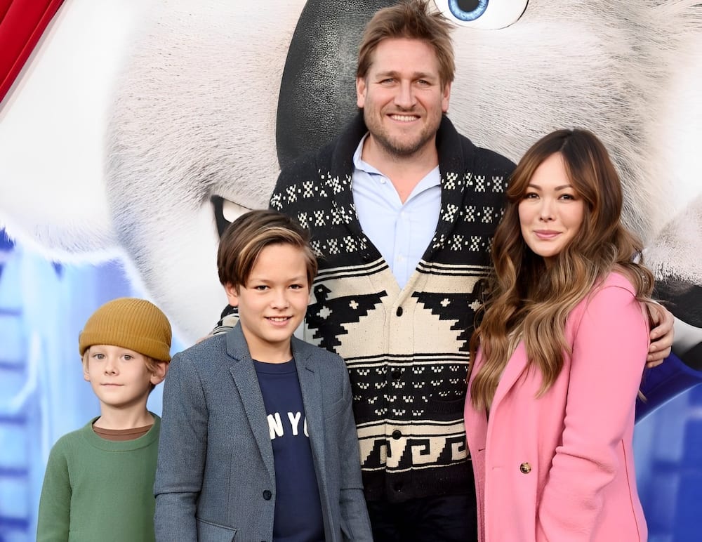 Curtis Stone, Emerson Spencer, Hudson Stone, and Lindsay Price attend the Premiere Of Illumination's "Sing 2"