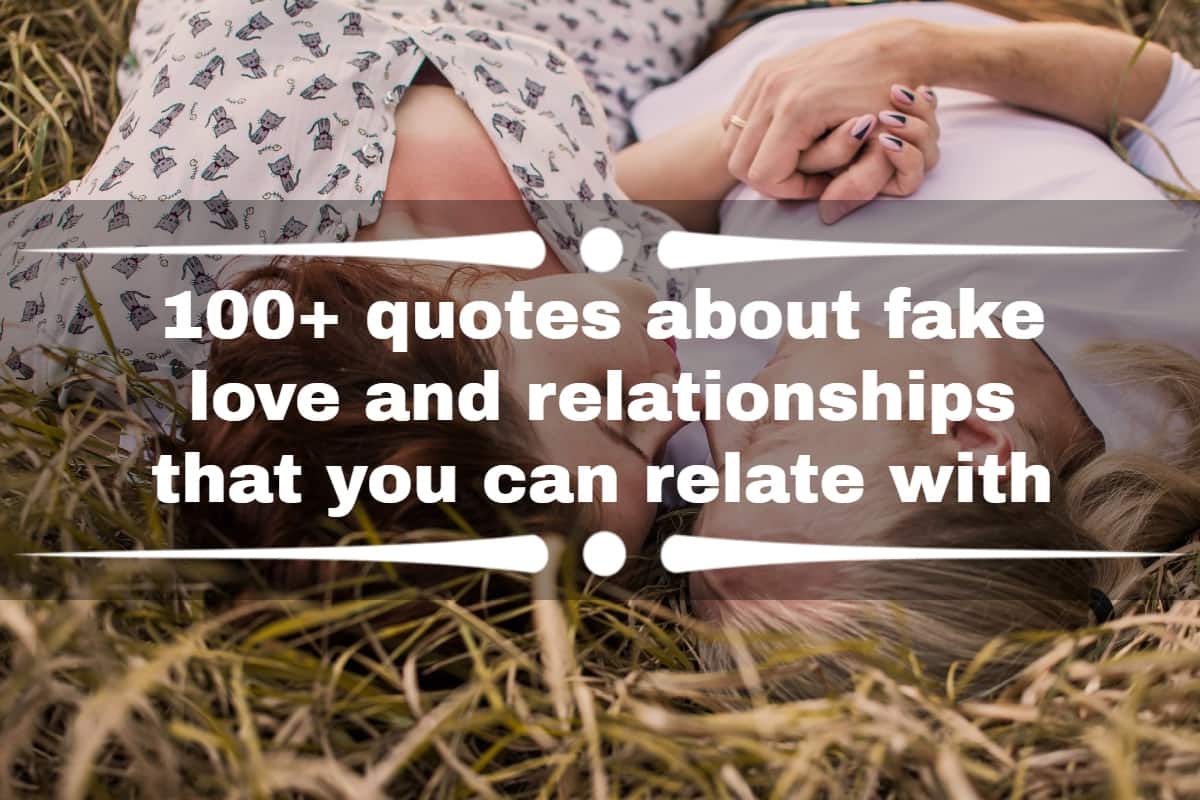 fake love quotes for him