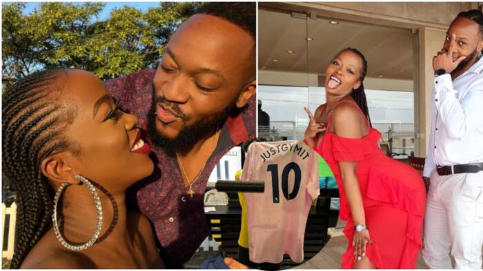 Corazon Kwamboka Leaves Fans Guessing as She Buys Baby Daddy Frankie Arsenal Jersey in London