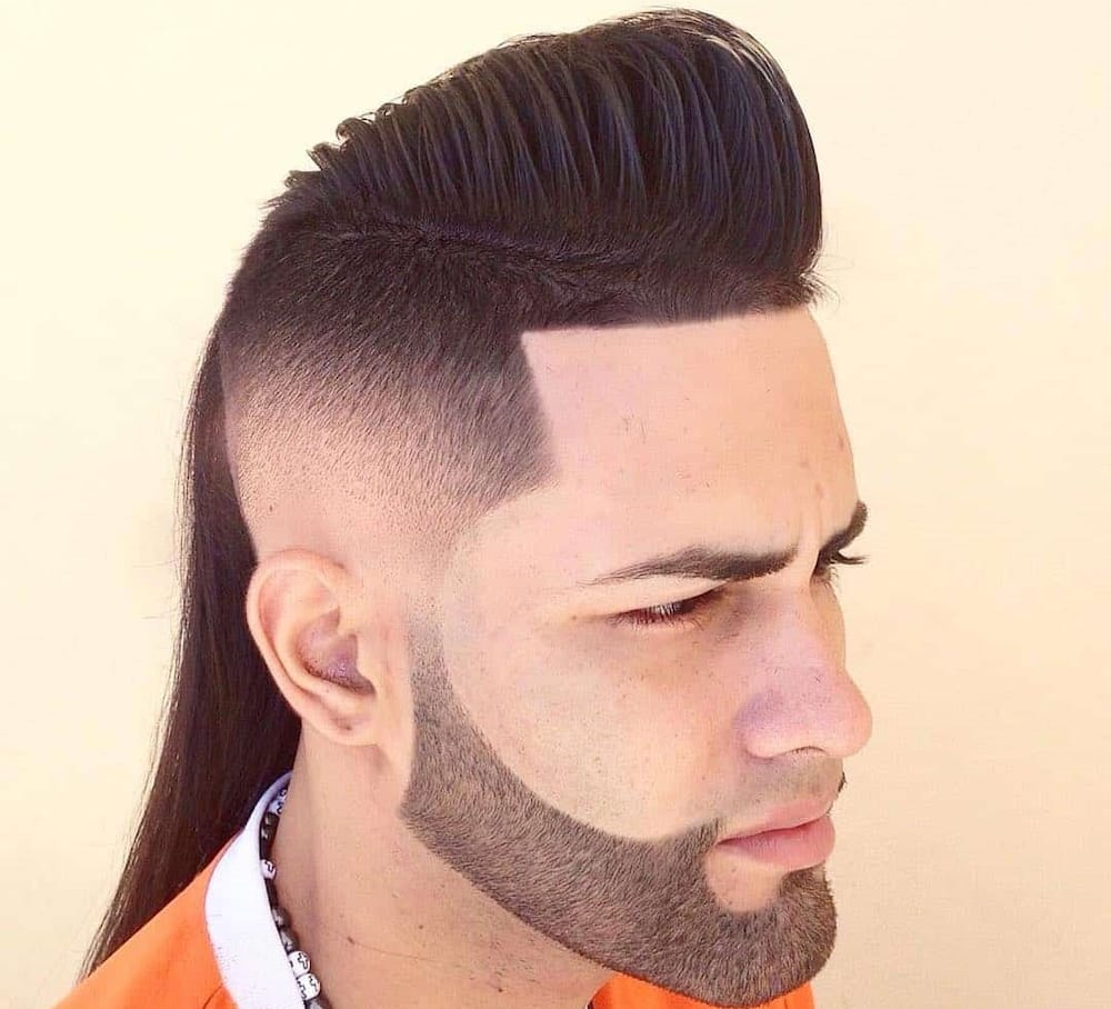 burst fade mullet