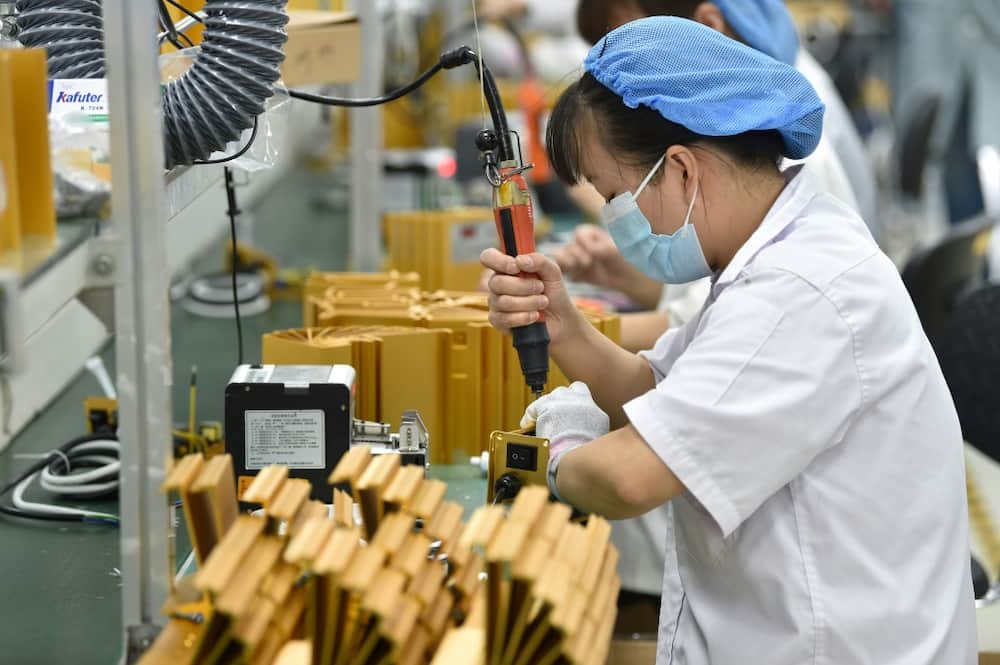 Factory gate prices in China fell for the first time in nearly two years, official data showed Wednesday, as falling global commodity prices made their mark on an  ailing economy