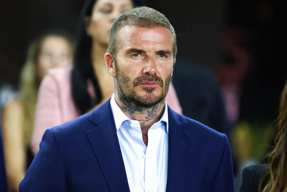 Inter Miami co-owner David Beckham looks on before a game