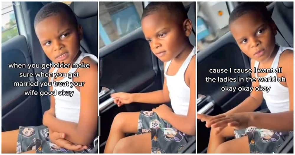 Funny kid's video, boy tells mum, boy says he will never marry.
