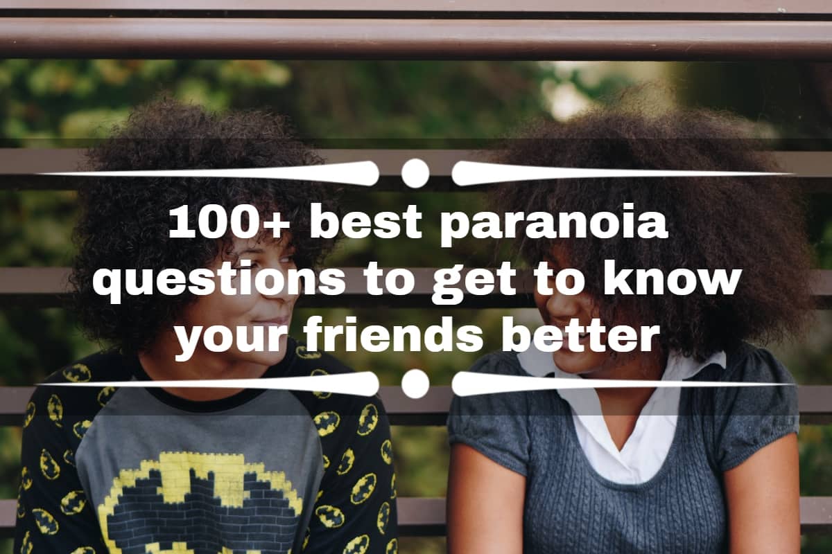 Party game questions paranoia 59 Good