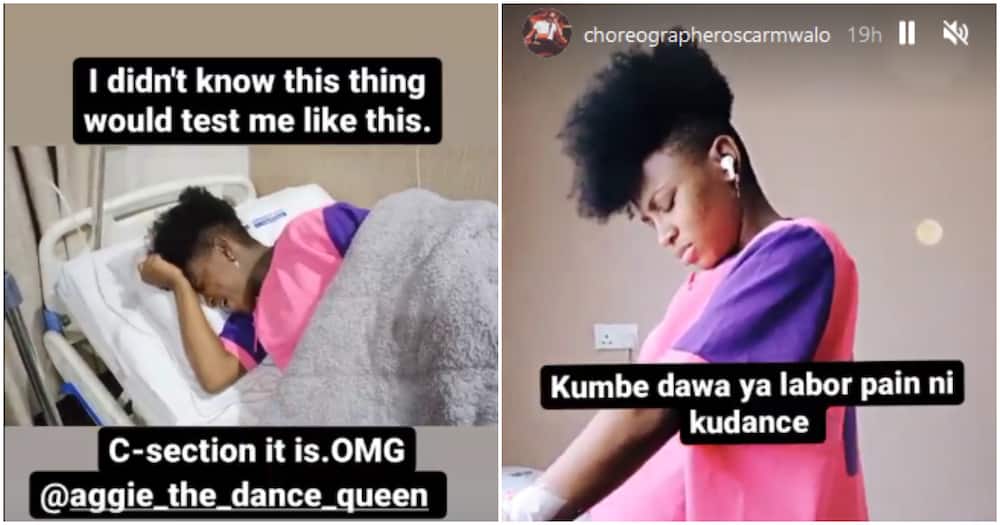 Aggie The Dance Queen Gives Birth to Baby Boy After 24 Hours of Labour