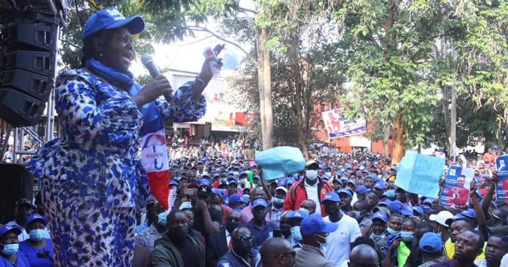 Mercy Mwangangi's Mother Gets Emotional after Being Heckled at Wiper Rally