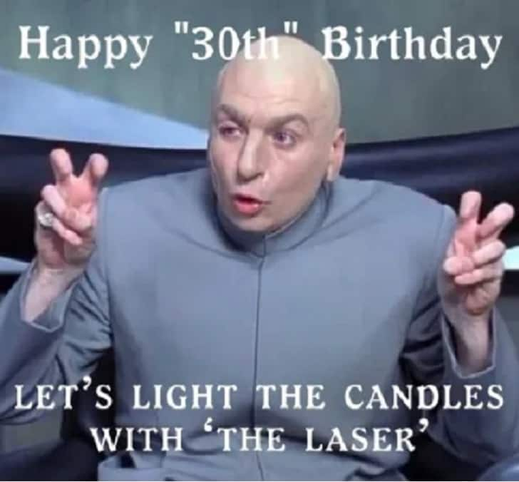 30th birthday meme cover photo