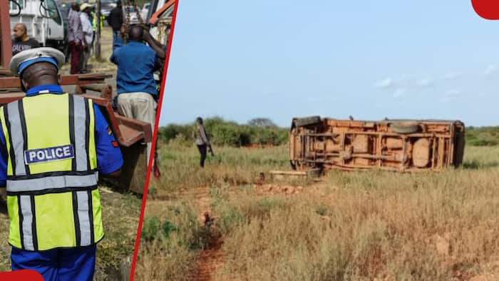 Mandera: Vehicle Carrying 5 Police Officers, 4 Teachers Involved in Accident